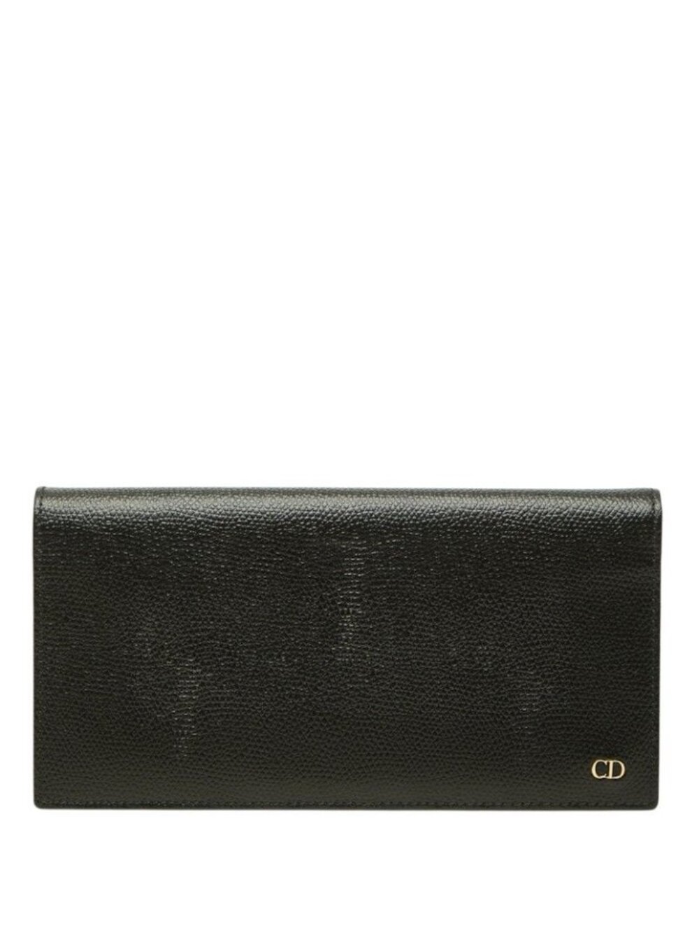 Dior CD Logo Wallet Black Leather
